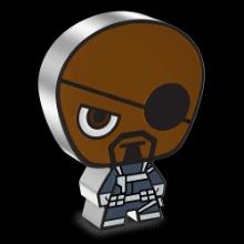 Marvel - Nick Fury 1oz Silver Chibi(R) Coin