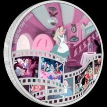 Disney Cinema Masterpieces - Alice in Wonderland 3oz Silver Coin