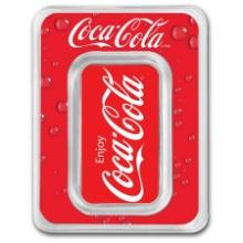 Coca-Cola? 1 oz Silver Colorized Bar