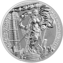 2021 Germania 2 oz Silver BU 10 mark