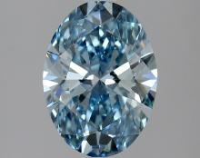 2.08 ctw. Oval IGI Certified Fancy Cut Loose Diamond (LAB GROWN)