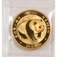 Chinese Gold Panda Half Ounce 1983