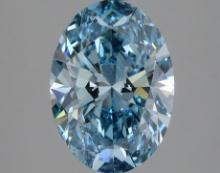 2.59 ctw. Oval IGI Certified Fancy Cut Loose Diamond (LAB GROWN)