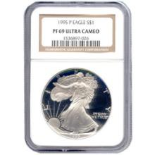 Certified Proof Silver Eagle PF69 1995