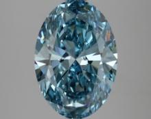 2.96 ctw. Oval IGI Certified Fancy Cut Loose Diamond (LAB GROWN)