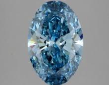 2.55 ctw. Oval IGI Certified Fancy Cut Loose Diamond (LAB GROWN)