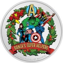 2023 Marvel Seasons Greetings 1oz Silver Coin