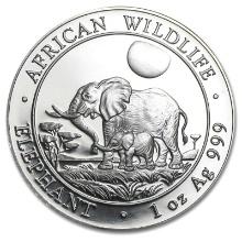 Somalia 1 oz Silver Elephant 2011