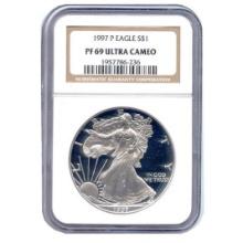 Certified Proof Silver Eagle PF69 1997