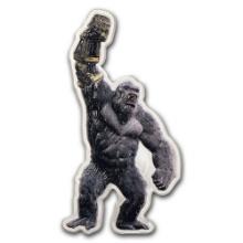 King Kong Shaped 1oz Silver Bar