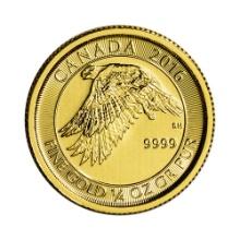 Canada $10 Quarter Ounce Gold Falcon 2016 BU