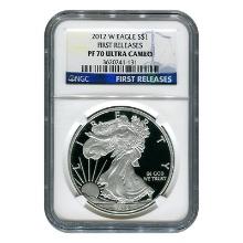 Certified Proof Silver Eagle 2012-W PF70 NGC Early Release