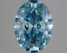 2.51 ctw. Oval IGI Certified Fancy Cut Loose Diamond (LAB GROWN)