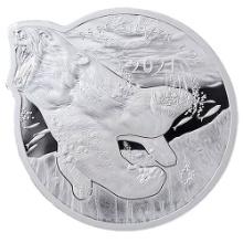 Solomon Islands $5 Silver 2 Oz. 2021 Polar Bear