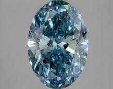 2.98 ctw. Oval IGI Certified Fancy Cut Loose Diamond (LAB GROWN)