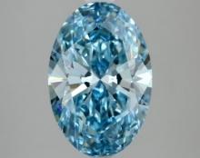 2.85 ctw. Oval IGI Certified Fancy Cut Loose Diamond (LAB GROWN)