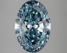 3.55 ctw. Oval IGI Certified Fancy Cut Loose Diamond (LAB GROWN)