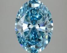 2.97 ctw. Oval IGI Certified Fancy Cut Loose Diamond (LAB GROWN)