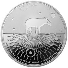 Tapir 2016 - Evolution, The Wonderful World by Le Grand Mint, 1oz 0.9999 Fine Silver