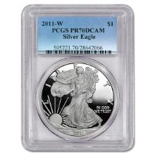 Certified Proof Silver Eagle 2011-W PR70DCAM PCGS