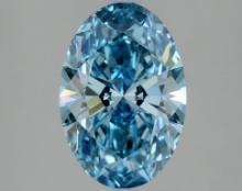 2.07 ctw. Oval IGI Certified Fancy Cut Loose Diamond (LAB GROWN)