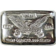 Golden Eagle 4 oz Silver Bar .999