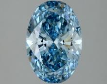 2.08 ctw. Oval IGI Certified Fancy Cut Loose Diamond (LAB GROWN)