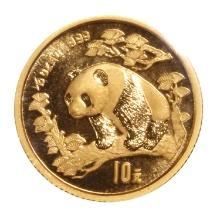 Chinese Gold Panda 10th Ounce 1997 Large Date