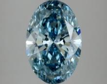 2.97 ctw. Oval IGI Certified Fancy Cut Loose Diamond (LAB GROWN)