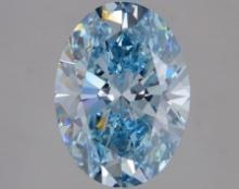 2.99 ctw. Oval IGI Certified Fancy Cut Loose Diamond (LAB GROWN)