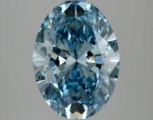 2.97 ctw. Oval IGI Certified Fancy Cut Loose Diamond (LAB GROWN)