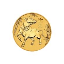 2021 Australia 1/20 oz Gold Lunar Ox BU (Series III)