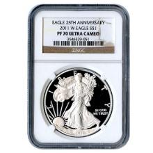 Certified Proof Silver Eagle 2011 PF70 NGC