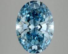 3.3 ctw. Oval IGI Certified Fancy Cut Loose Diamond (LAB GROWN)