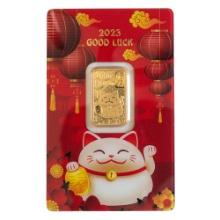 2023 Pamp Good Luck 5g Pure Gold Bar