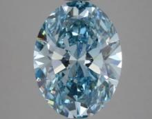 3.2 ctw. Oval IGI Certified Fancy Cut Loose Diamond (LAB GROWN)