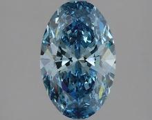 1.53 ctw. Oval IGI Certified Fancy Cut Loose Diamond (LAB GROWN)