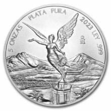 Mexican Silver Libertad 5 Ounce 2023