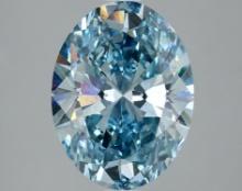 3.01 ctw. Oval IGI Certified Fancy Cut Loose Diamond (LAB GROWN)