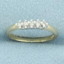 5-stone Diamond Ring In 14k Yellow Gold