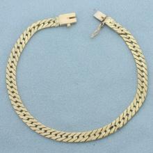 Herringbone Link Bracelet In 14k Yellow Gold