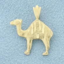 Camel Pendant In 14k Yellow Gold