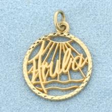 Aruba Charm In 14k Yellow Gold