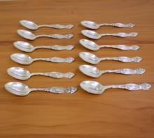 International Silver "frontenae" Sterling Silver Teaspoons Set Of 12