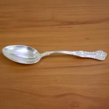 Birks Silver "queens" Sterling Silver Serving Spoon