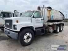 1999 GMC C7500 TANDEM AXE VACUUM/PUMP TRUCK, VIN # 1GDM7H1C7XJ517199