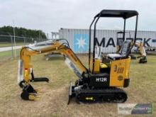 2024 AGT-INDUSTRIAL H12R MINI-EXCAVATOR, SN-H12R2024L053000612