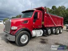 2022 PETERBILT 567 QUAD AXLE DUMP TRUCK, VIN # 1NPCLPEX0ND780951