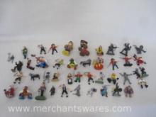 Miniature Figures and Toys Assortment in Storage Box, 1 lb 12 oz