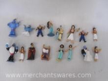 Aladdin Disney Miniature Figures and Toys including Princess Jasmine, Jafar, Saluk, McDonalds Toy